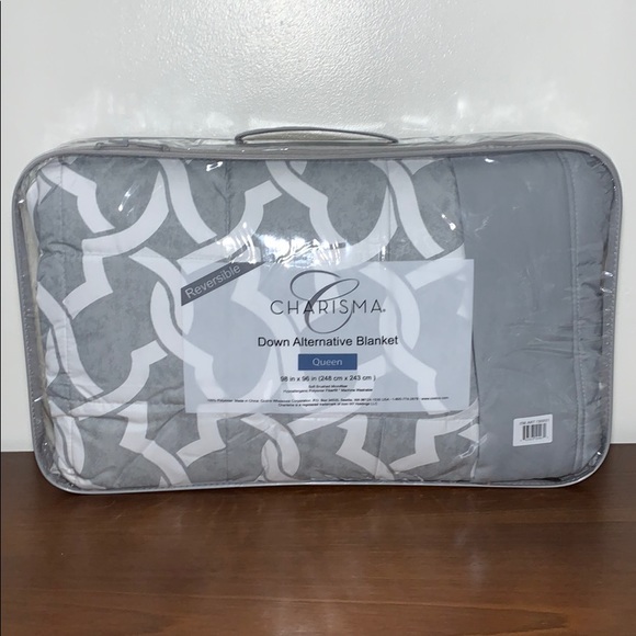 Charisma Bedding Charisma Down Alternative Queen Blanket Reversib
